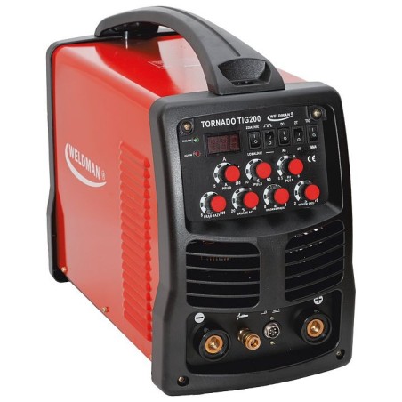 WELDMAN TIG MMA SPAWARKA INWERTOROWA TORNADO TIG 200 AC/DC HF PULS 200A 103036