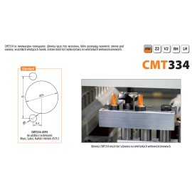 CMT UNIWERSALNA GŁOWICA DO WIERCEŃ POD SYSTEMY ZAWIASÓW: BLUM SALICE HÄFELE & HETTICH (GŁOWICA NIE ZAWIERA WIERTEŁ) TYP.CMT334 2