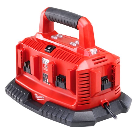 MILWAUKEE Multi Napięciowa Ładowarka NA 6 Akumulatorów M1418C6 4932430086