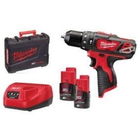 MILWAUKEE M12 Wkrętarka z udarem M12BPD-202C 2x 2,0Ah 4933441940 2