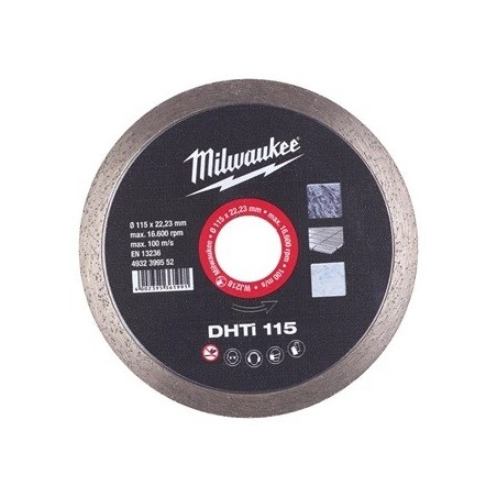 MILWAUKEE TARCZA DIAMENTOWA  CIĄGŁA 125mm 4932399553