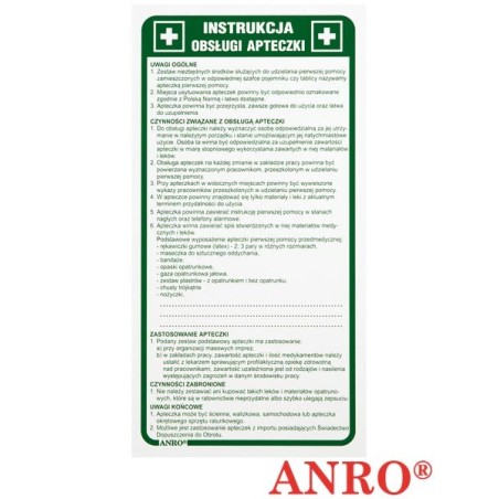 ANRO Znak Bezpieczeństwa Z-IB10-P-110x220