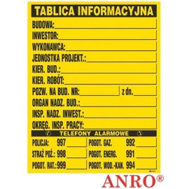 ANRO Znak Bezpieczeństwa Z-TB1-P-700X900