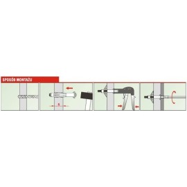 WKRĘT-MET Kołek Metalowy Typu Molly 4x38 2