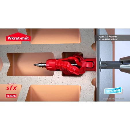 WKRĘT-MET Blister Koszulka Kołka Czerwona 8x40 14szt