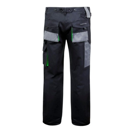 LAHTI PRO Spodnie Ochronne Do Pasa Czarno-Zielone M L4050650