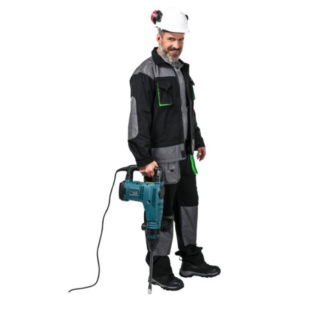 LAHTI PRO Spodnie Ochronne Do Pasa Czarno-Zielone 2L L4050654