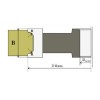 RENATEX Frez Kształtowy Do Podwójnego Zaokrąglania 007 140 D-40 HSS 4,0 R-5