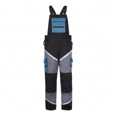 LAHTI PRO Ogrodniczki Ochronne Z Pasami Odblaskowym 2XL L4060205