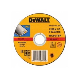 DEWALT Tarcza do cięcia stali nierdzewnej 125x1.2 DT42340Z-QZ