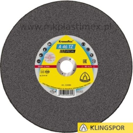 KLINGSPOR Tarcza 230x1,9 22 A46 TZ SPECIAL