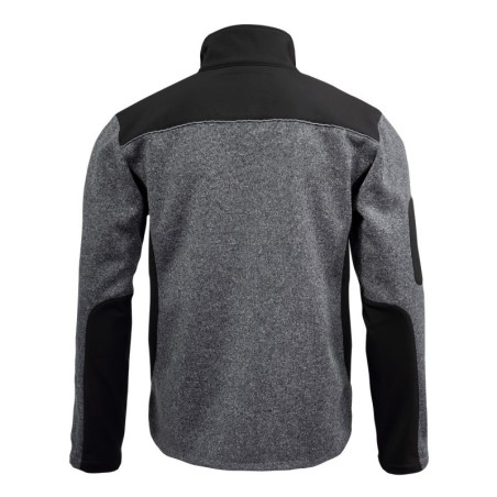 LAHTI PRO Kurtka Sweter Wstawki Soft Szaro-Cza XL L4092004