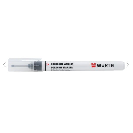 WURTH Marker Pernamentny Czarny 1mm 0967909901