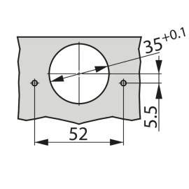 WURTH Zawias T-CLICKON 110-H-BP-C00 GRASS F045138639 2