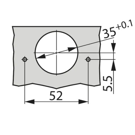 WURTH Zawias T-CLICKON 110-H-BP-C00 GRASS F045138639