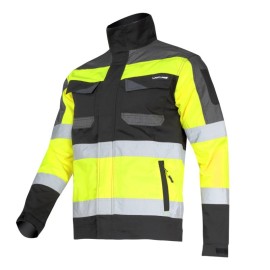 LAHTI PRO Kurtka Ostrzegawcza Czarno-Żółta 3XL L4041106
