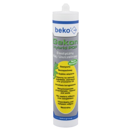 BEKO Klej Uszczelniacz Hybrydowy Gekon 310m Czarny 2453102