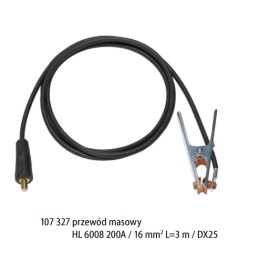 WELDMAN Przewód Masowy 200A 16 MM2 L3M DX 25