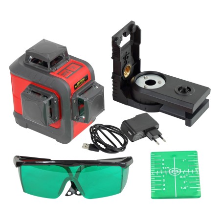 PROLINE Pozmiomnica Laser 3 Prom 360st 20m ZIELONY 15169