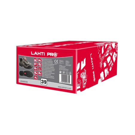 LAHTI PRO Półbuty Zamszowo/Dzian. Szaro-Czarne 46 L3040546