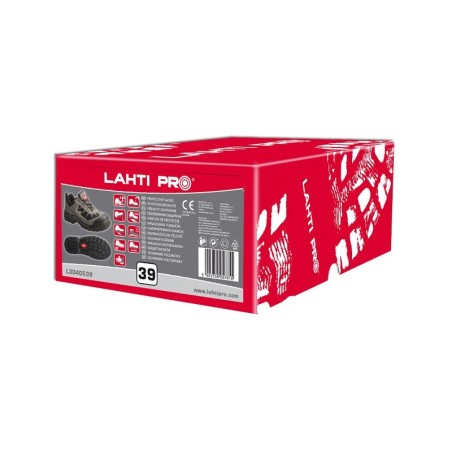 LAHTI PRO Półbuty Zamszowo/Dzian. Szaro-Czarne 45 L3040545