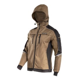 LAHTI PRO Bluza Ochronna Slim-Fit Brązowo-Czarna 3XL L4041506