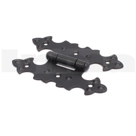 Zawias Meblowy Ozdobny Symetr. Czarny ZMU2C