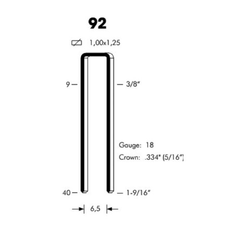 OMER Zszywka 92/21 (H-25)(11000)