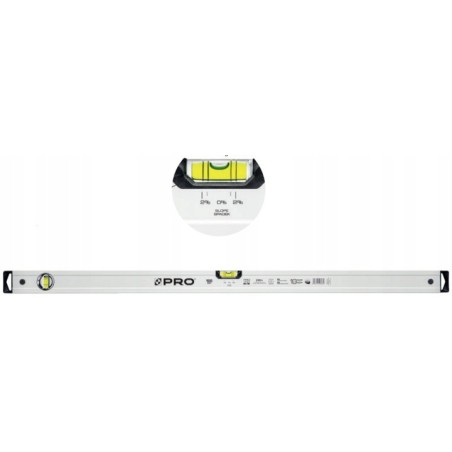 PRO Poziomica Biała 2% PRO700HD 60cm 3-01-01-C4-060
