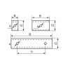 FABA Płytka HM Dwuostrzowa 30x12x1,5 E N0000725E