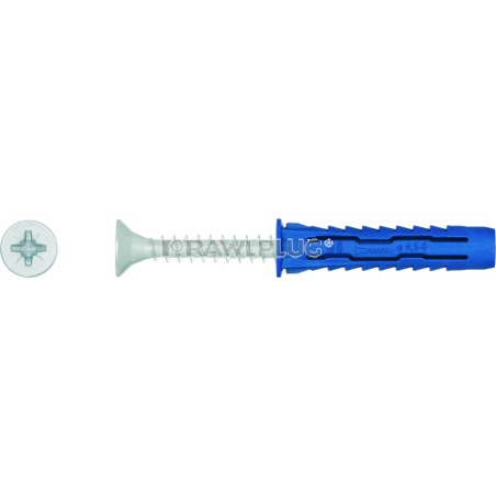 Kołek 4ALL FI 8 z Wkrętem 5x60 50szt OP 4ALL-08+5060