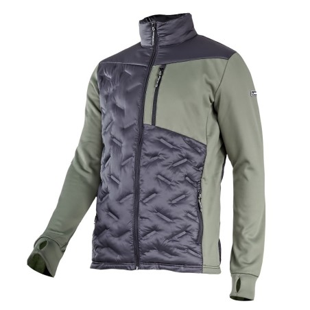 LAHTI PRO Bluza Ocieplana Czarno-Zielona L L4013603