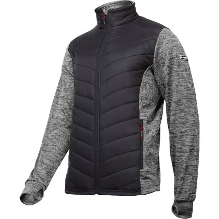 LAHTI PRO Bluza Ocieplana Szaro-Czarna 2XL L4012205