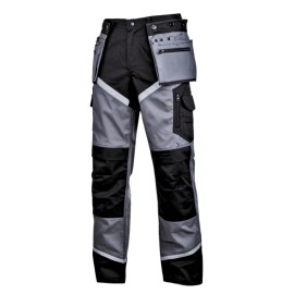 LAHTI PRO Spodnie Czarno Szare z Odblaskami 3XL L4051606