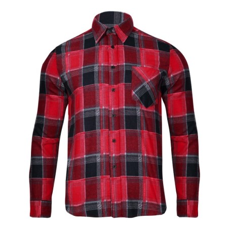 LAHTI PRO Koszula Flanelowa 120G/m2 CZERWONA XL LPKF1XL