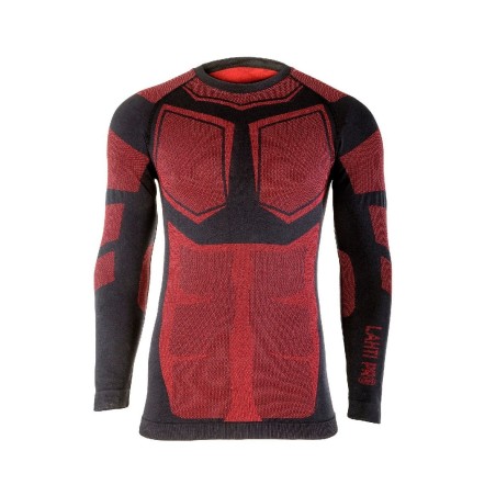 LAHTI PRO Koszulka Termoaktywna CZARNO-CZERWONA 2XL/3XL L4120505