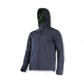 LAHTI PRO Kurtka Softshell z Kapturem CZARNA L L4093303