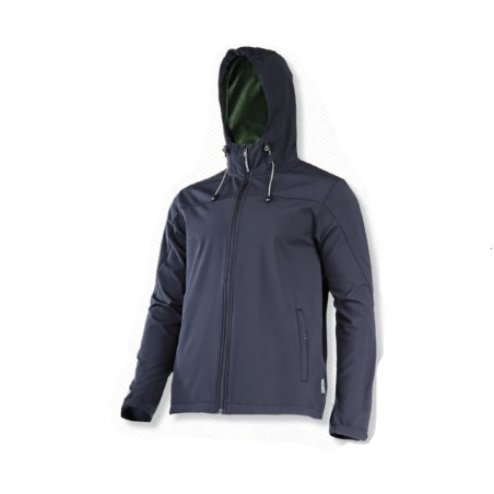 LAHTI PRO Kurtka Softshell z Kapturem CZARNA 2XL L4093305