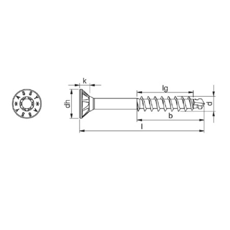 WURTH Wkręt ASSY SP PLUS RW20 (ZN) 4x50 500szt 0178914050005 500