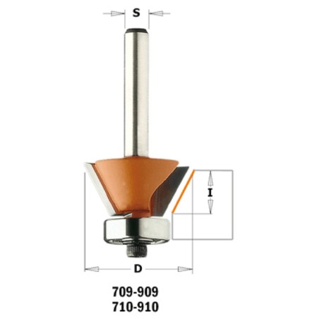 CMT 710.260.11 Frez z łożyskiem dolnym D27 l5.5 L51.5