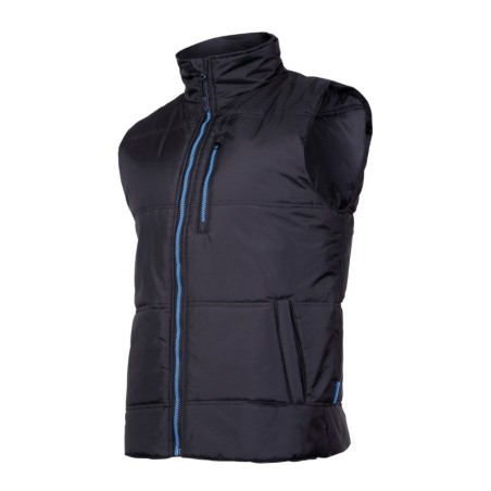 LAHTI PRO Bezrękawnik Ocieplany Czarno-Niebieski XL L4130804