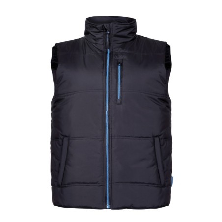 LAHTI PRO Bezrękawnik Ocieplany Czarno-Niebieski 2XL L4130805