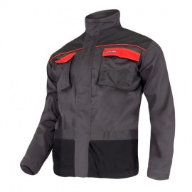 LAHTI PRO Bluza GRAFITOWO-POMARAŃCZOWA L L4040452