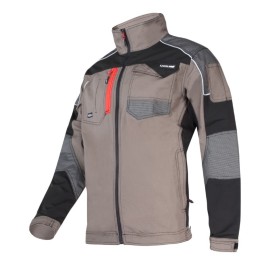 LAHTI PRO Bluza Khaki-Czarna Ze Wstawkami Ze Strechu XL L4041004