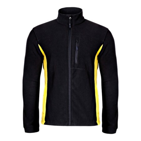 LAHTI PRO Bluza Polarowa CZARNO-ŻÓŁTA XL L4010104
