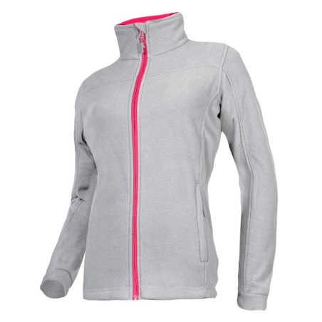 LAHTI PRO Bluza Polarowa Damska SZARO-RÓŻOWA 2XL l4010605