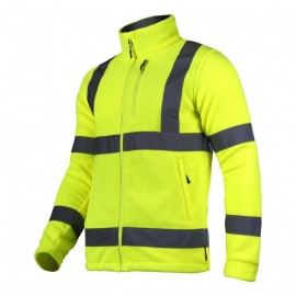 LAHTI PRO Bluza Polarowa Ostrzegawcza ŻÓŁTA L L4010903