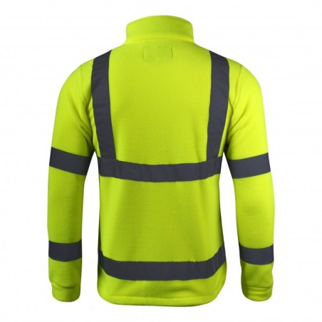LAHTI PRO Bluza Polarowa Ostrzegawcza ŻÓŁTA 2XL L4010905