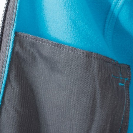 LAHTI PRO Bluza Polarowa Damska TURKUSOWO-SZARA M L4010302