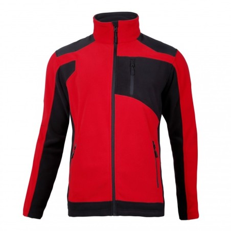 LAHTI PRO Bluza Polarowa ze Wzmocnieniami CZERWONA L L4011503